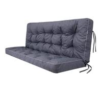 Hobbygarden Coussin de banc Coussin de sol pour banc de jardin Coussin de balançoire Coussin pour balançoire hollywoodienne Outdoor / Indoor - Pola - 120 cm - bleu marine