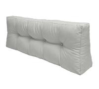 Coussin pour palette Outdoor Dossier ECO Elements, 120x40cm, Gris clair