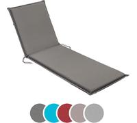 Coussin pour transat de jardin, matelas pour transat, 190 x 58 cm, épaisseur 6 cm, couleur grise, marque sleepling