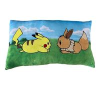 Coussin Premium Pokémon Pikachu & Eevee, Microfibre, 60 cm