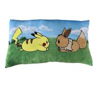 Coussin premium - POKEMON - Pikachu & Eevee - Microfibre - 60 cm