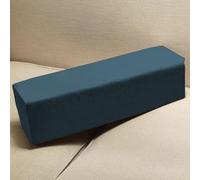 Coussin rectangulaire de taille personnalisée pour accoudoir de canapé pour lire et relaxer, coussin durable en forme de traversin rectangulaire avec fermeture éclair (50 x 20 x 20 cm, bleu)