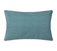 Coussin rectangulaire en coton à motif Otto - 30 x 50 - Bleu Canard