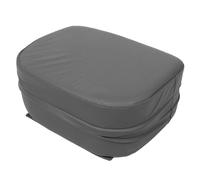 Coussin Rehausseur de Chaise de Shampoing Gris 40x30x17cm Cuir PU Étanche | Surface Résistante aux Taches, Mousse Épaisse Confortable, Poignée Intégrée Transport Facile, Design Détachable Pratique