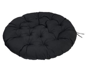 Coussin rembourré pour fauteuil suspendu, forme ronde et assise épaisse