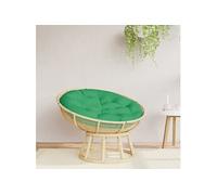 Coussin Rond, Galette de Chaise Antidérapante, Coussin Rembourré, Décoration Jardin Terrasse Patio Extérieur, Vert Ø 100 x11 cm Tissu Oxford