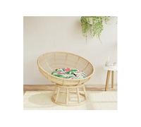 vidaXL Coussin Rond, Galette de Chaise Antidérapante, Coussin Rembourré, Décoration Jardin Terrasse Patio Extérieur, Multicolore Ø 60 x11 cm Tissu Oxford Multicolore G