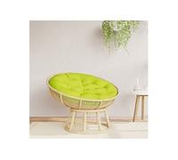 vidaXL Coussin Rond, Galette de Chaise Antidérapante, Coussin Rembourré, Décoration Jardin Terrasse Patio Extérieur, Vert 361973