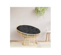vidaXL Coussin rond noir Ø 100 x11 cm tissu oxford 361969