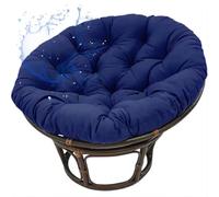 Coussin Rond ImperméAble Pour Chaises Suspendues Coussin Exterieur Oeuf Suspendu Confortable Coussin De Rechange Pour Chaise à Panier Suspendu Fauteuil Rotin Papasan Salon Jardin,No11,110×110cm