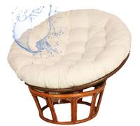 Coussin Rond ImperméAble Pour Chaises Suspendues Coussin Exterieur Oeuf Suspendu Confortable Coussin De Rechange Pour Chaise à Panier Suspendu Fauteuil Rotin Papasan Salon Jardin,No01,100×100cm