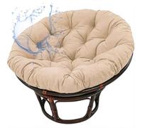 Coussin Rond ImperméAble Pour Chaises Suspendues Coussin Exterieur Oeuf Suspendu Confortable Coussin De Rechange Pour Chaise à Panier Suspendu Fauteuil Rotin Papasan Salon Jardin,No13,110×110cm