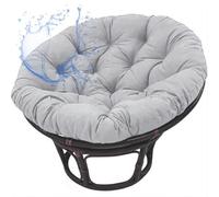 Coussin Rond ImperméAble Pour Chaises Suspendues Coussin Exterieur Oeuf Suspendu Confortable Coussin De Rechange Pour Chaise à Panier Suspendu Fauteuil Rotin Papasan Salon Jardin,No02,110×110cm
