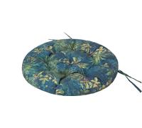 Coussin rond STORK pour fauteuil suspendu & balançoire Bocianie Gniazdo Ø65 cm gris 8 cm épais résistant aux intempéries OEKO-TEX - HobbyGarden