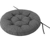 Coussin rond STORK pour fauteuil suspendu & balançoire Bocianie Gniazdo Ø65 cm gris 8 cm épais résistant aux intempéries OEKO-TEX - HobbyGarden
