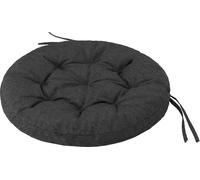 Coussin rond STORK pour fauteuil suspendu & balançoire Bocianie Gniazdo Ø65 cm gris 8 cm épais résistant aux intempéries OEKO-TEX - HobbyGarden