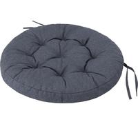 Coussin rond STORK pour fauteuil suspendu & balançoire Bocianie Gniazdo Ø65 cm gris 8 cm épais résistant aux intempéries OEKO-TEX - HobbyGarden