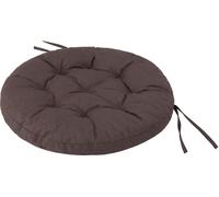 Coussin rond STORK pour fauteuil suspendu & balançoire Bocianie Gniazdo Ø65 cm gris 8 cm épais résistant aux intempéries OEKO-TEX - HobbyGarden