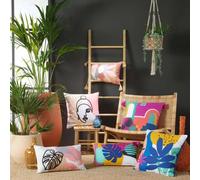 Coussin Rose Coton 45 X 45