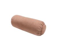 Coussin rouleau 50xØ23 cm chenille tissée vieux rose Baggy