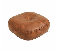 Coussin Sol En Similicuir Robuste , color to 10 , Côté 50 × Hauteur 6 Cm | Coussin Sol Carré, pour Tatami, angle Lecture