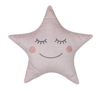 Coussin STELLA forme étoile 37x44 cm 100% polyester Rose
