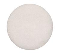 Coussin ""Subli"" blanc ivoire D40cm - Atmosphera Créateur d'intérieur