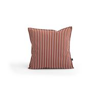 Coussin Terrazza 50x50 Cm, Rayures Audacieuses Couleur Terre Cuite