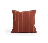 Coussin Terrazza 60x60 Cm, Rayures Étroites Couleur Terre Cuite