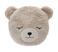 Coussin enfant ours beige D28cm - Atmosphera Créateur d'intérieur