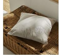 Coussin - TODAY - CHARME - Chambray x Petite broderie Berenice - 40 x 40 cm