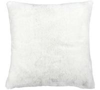 Coussin Ultra Doux 40x40cm Imitation Fourrure Blanche - FLUFFY -