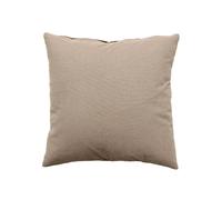Coussin uni effet Bachette déhoussable - 40 x 40 cm - Taupe