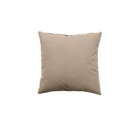 - Coussin uni effet Bachette déhoussable - 40 x 40 cm - Taupe