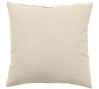 Coussin uni effet Bachette déhoussable - 60 x 60 cm - Ecru