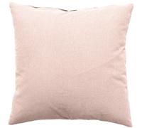 Coussin uni effet Bachette déhoussable - 60 x 60 cm - Rose