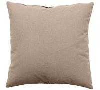 Coussin uni effet Bachette déhoussable - 60 x 60 cm - Taupe