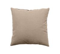 - Coussin uni effet Bachette déhoussable - 60 x 60 cm - Taupe
