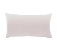 Coussin uni Vivaraise Elise Blanc 30x50 cm