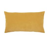 Coussin uni Vivaraise Elise Jaune 30x50 cm