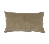 Coussin uni Vivaraise Elise Marron 30x50 cm