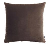 Coussin uni Vivaraise Elise Marron 45x45