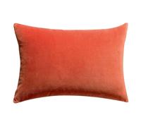 Coussin uni Vivaraise Elise Orange 40x65 cm
