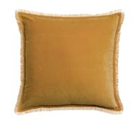 Coussin uni Vivaraise Fara Beige 45x45 cm