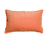 Coussin uni Vivaraise Fara Orange 40x65 cm