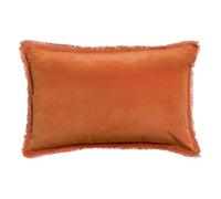 Coussin uni Vivaraise Fara Rouge 40x65 cm