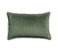 Coussin uni Vivaraise Fara Vert 40x65 cm