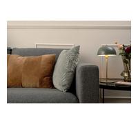 Coussin velours Present Time Ribbed Gris 60x3,5 cm