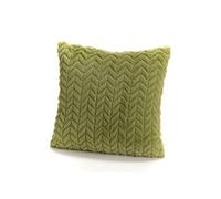 Coussin vert mousse chevron 40x40 cm - Amadeus - Vert - Polyester Vert G