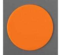 Coussinets antidérapants en silicone pour verres - Protection anti-rayures - Orange